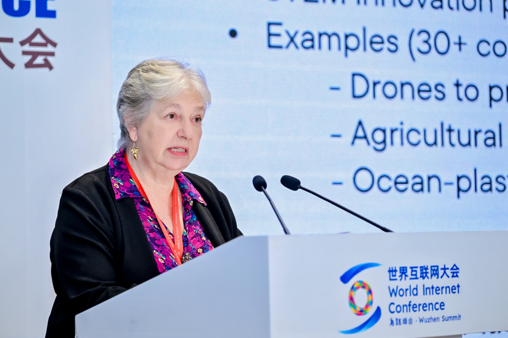 英国国际教育协会首席执行官妮基·柯林斯。主办方供图